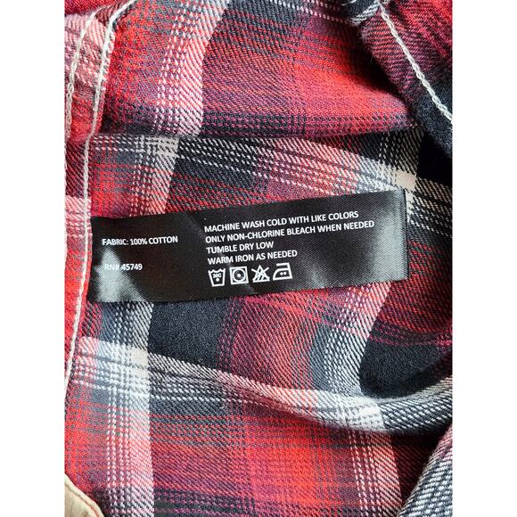 Mountain and Isles Mens Plaid Flannel Jacket Outdoor Country Farm Work XL A0041 - Picture 4 of 6